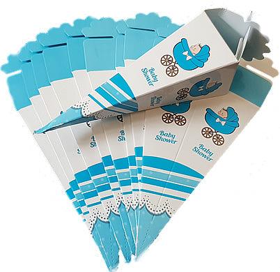 Boys Baby Shower Geschenke Zuckertüten - Tortendekoshop