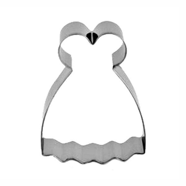 Braut Figur Ausstechform, Edelstahl - Tortendekoshop