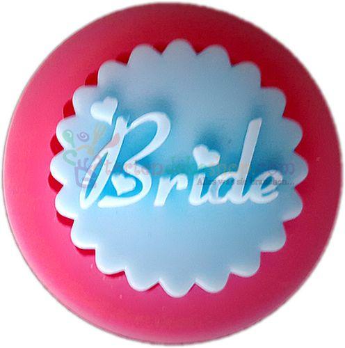 Bride, Braut geschriebene Silikonform - Tortendekoshop