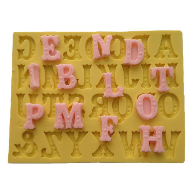 Buchstaben Set Silikonform - Tortendekoshop