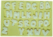 Buchstaben Silikonform mit Naht-Optik - Tortendekoshop