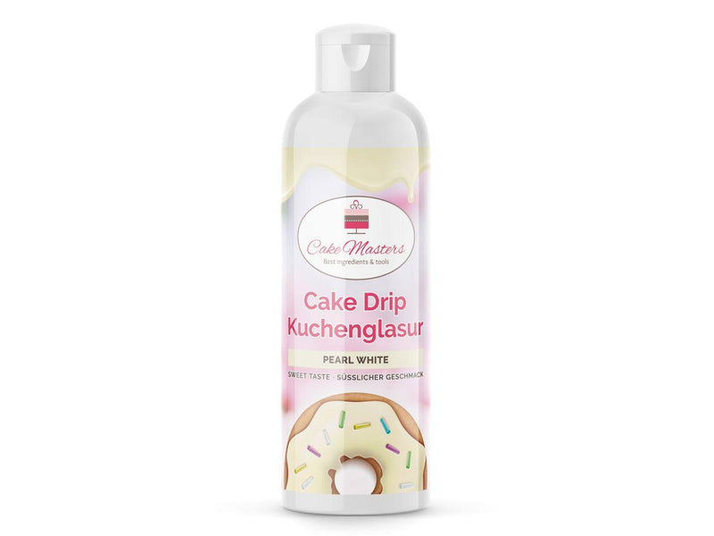 Cake Drip Pearl Weiß, 250g - Tortendekoshop