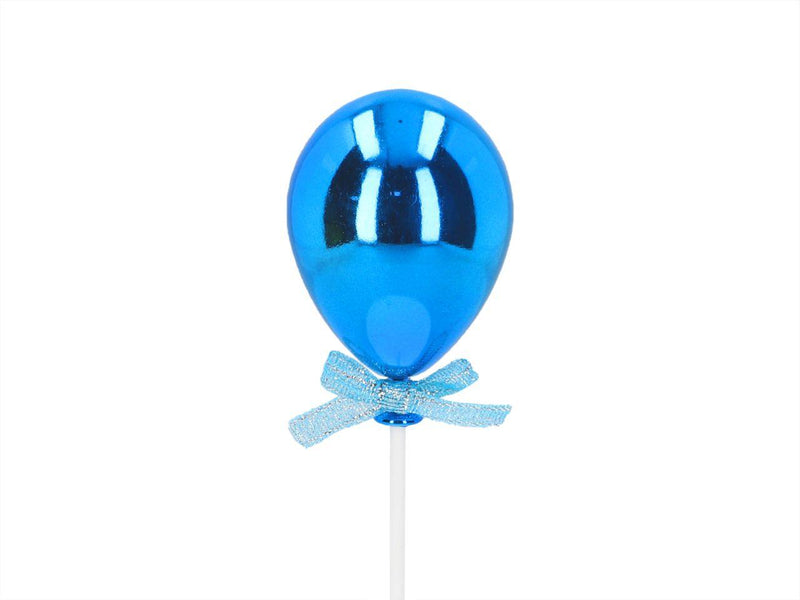 Cake Topper Ballon blau, 3D - Tortendekoshop