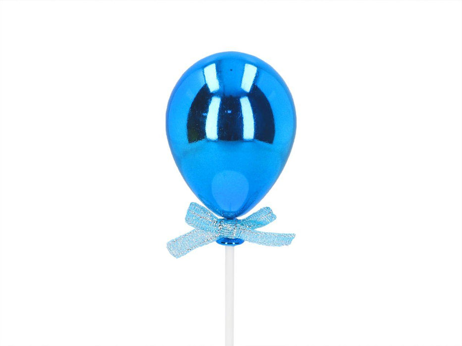Cake Topper Ballon blau, 3D - Tortendekoshop