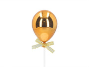 Cake Topper Ballon gold, 3D - Tortendekoshop
