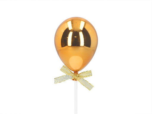 Cake Topper Ballon gold, 3D - Tortendekoshop