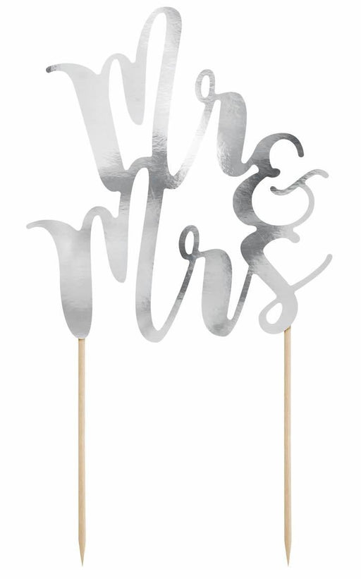 Cake Topper Mr. & Mr. Silber - Tortendekoshop