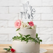 Cake Topper Mr. & Mr. Silber - Tortendekoshop