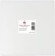 Cakeboard quadrat, 35cm, weiß, 3 Stück - Tortendekoshop