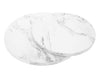 Cakeboard rund Marmor weiß, 25cm - Tortendekoshop