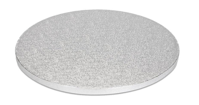 Cakeboard Rund Silber, 28cm - Tortendekoshop