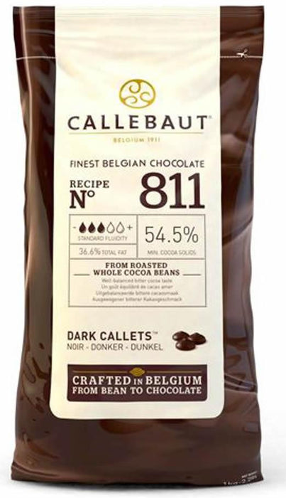 Callebaut Chocolate Callets Zartbitter, 1kg - Tortendekoshop