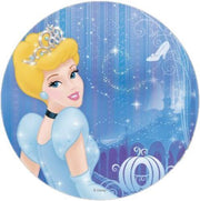 Cinderella Runde Tortenaufleger - Tortendekoshop