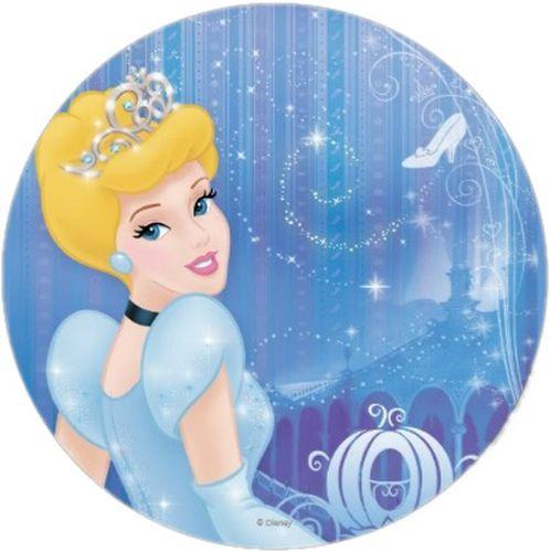 Cinderella Runde Tortenaufleger - Tortendekoshop