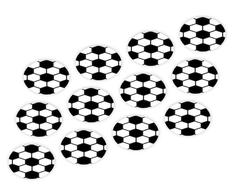 CM Basics Cupcake Buttons Fußball. 12 Stück - Tortendekoshop