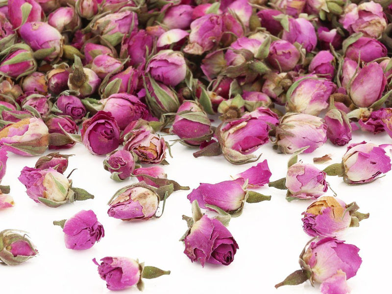 CM Basics Rosenknospen purpur, natur, 15g - Tortendekoshop