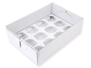 Cupcake Box, 12 - 9cm hoch - Tortendekoshop