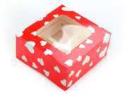 Cupcake Box Herzen, 2er Set - Tortendekoshop