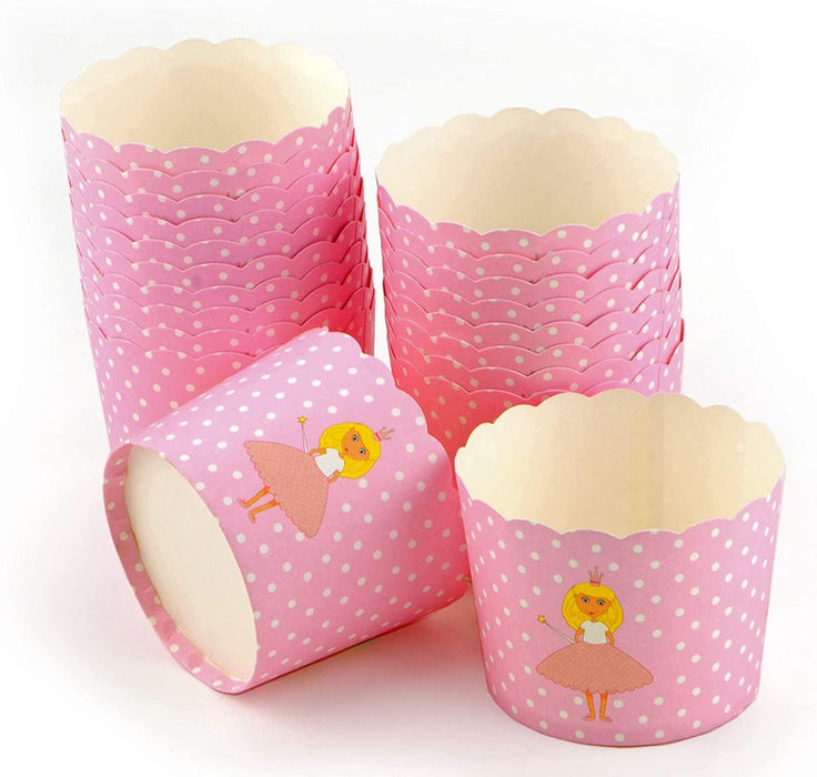 Cupcake Cup groß Prinzessin, 20 Stück - Tortendekoshop