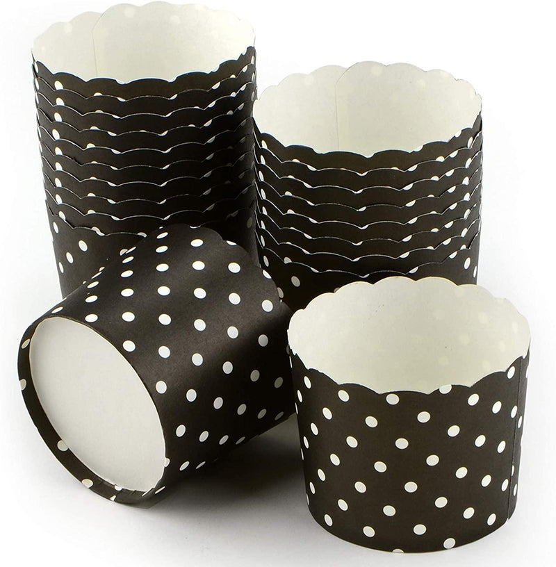 Cupcake Cup groß schwarz, 20 Stück - Tortendekoshop