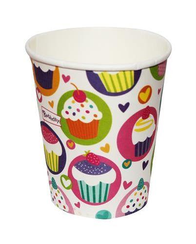Cupcake Thema Party Pappbecher - Tortendekoshop