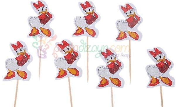 Daisy Deko Kuchen Topper, Cupcake Picks - Tortendekoshop