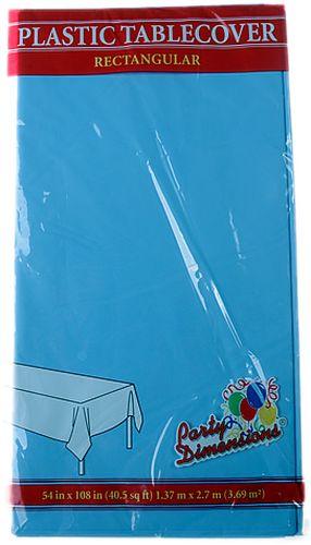 Deko Plastik Tischdecke, blau - Tortendekoshop