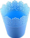 Dekoration Vase Aus Plastik Blau - Tortendekoshop