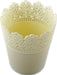 Dekoration Vase Aus Plastik Gelb - Tortendekoshop