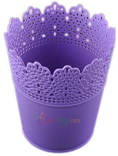 Dekoration Violet  Vase aus Plastik - Tortendekoshop