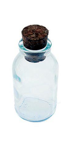 Dekorative Glasflaschen mit Korken - Tortendekoshop
