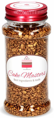 Dekorflocken gold, 80g - Tortendekoshop