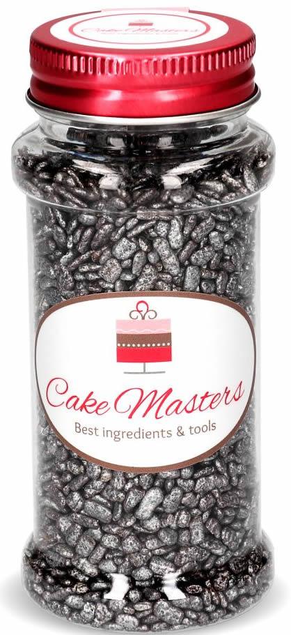 Dekorflocken silber, 80g - Tortendekoshop