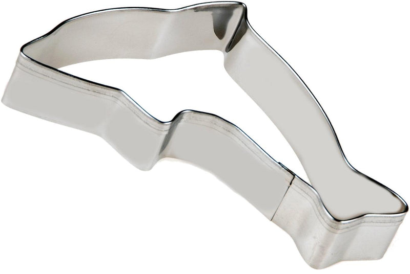 Delfin Ausstechform Gross, Edelstahl - Tortendekoshop