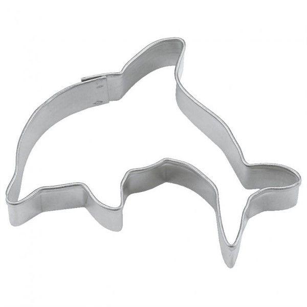 Delfin Ausstechform Klein, Edelstahl - Tortendekoshop