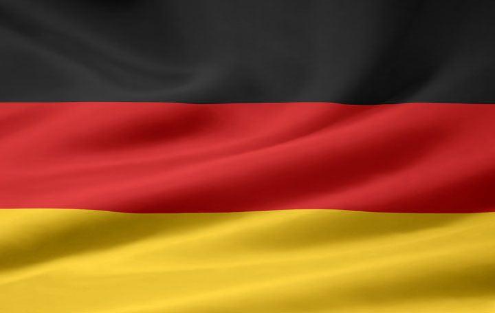 Deutschland Nationalflagge Torten Druck Bild auf A4 - Tortendekoshop
