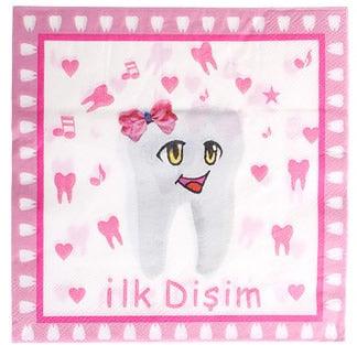 Disim Cikti Servietten rosa, 20 Stk. - Tortendekoshop