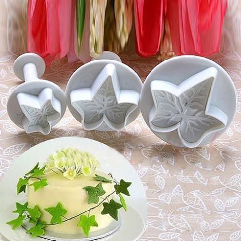 Efeu Ausstecher Set - Tortendekoshop