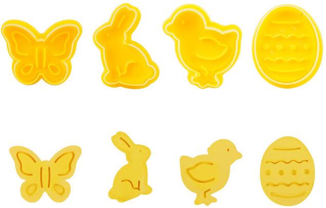 Ei, Vogel, Hase, Ostern Ausstecher Set - Tortendekoshop