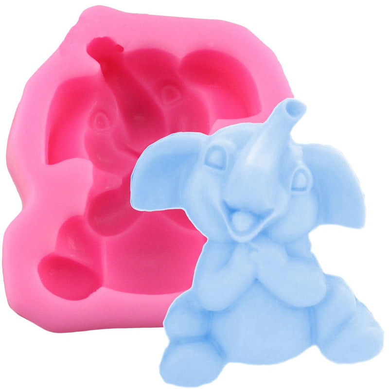 Elefant Thema Silikonform - Tortendekoshop