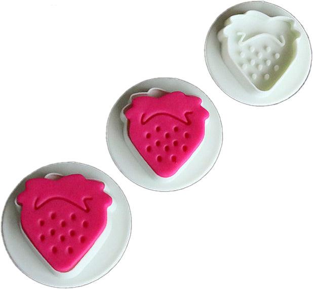 Erdbeeren Ausstecher Set - Tortendekoshop