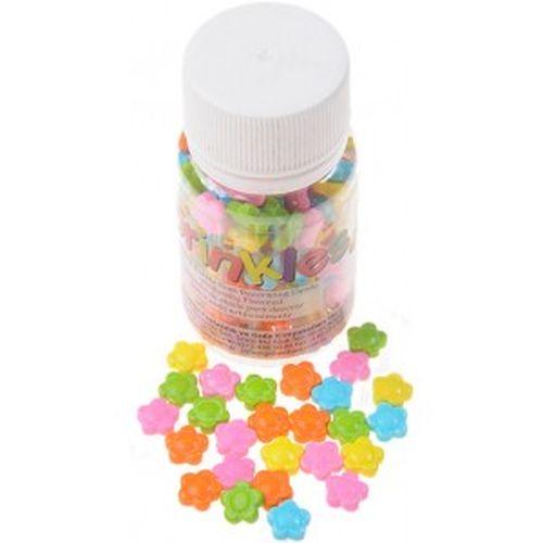 Essbare Margeriten Farbig Dragees,40gr - Tortendekoshop