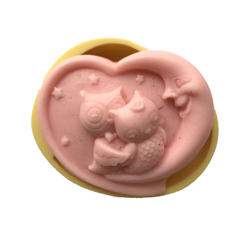 Eule Silikonform mit Mond - Tortendekoshop