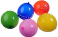 Farbige Party Ballon mit Sternen - Tortendekoshop