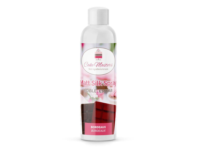 Farbspray Matt Silk bordeaux, 100ml - Tortendekoshop