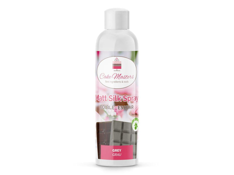 Farbspray Matt Silk grau, 100ml - Tortendekoshop