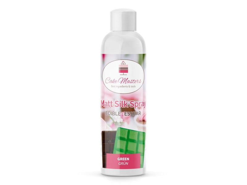 Farbspray Matt Silk grün, 100ml - Tortendekoshop