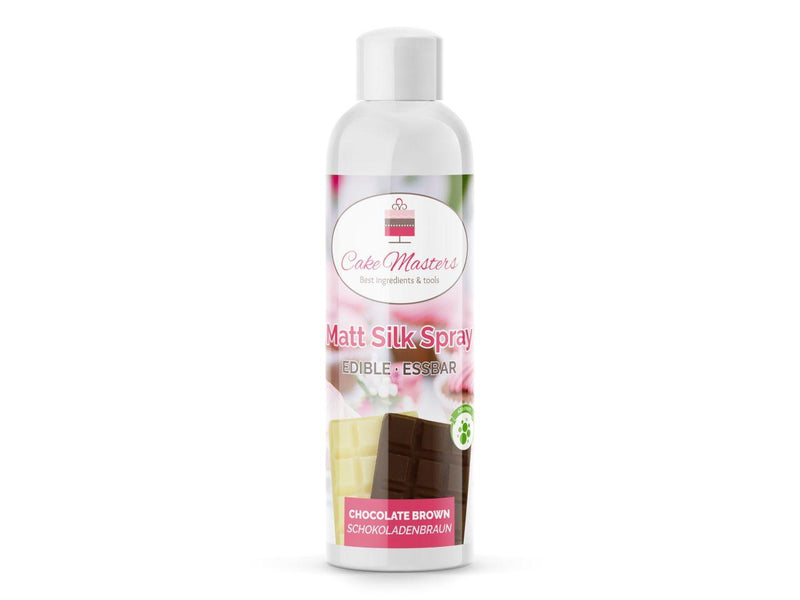 Farbspray Matt Silk schokoladenbraun, 100ml - Tortendekoshop