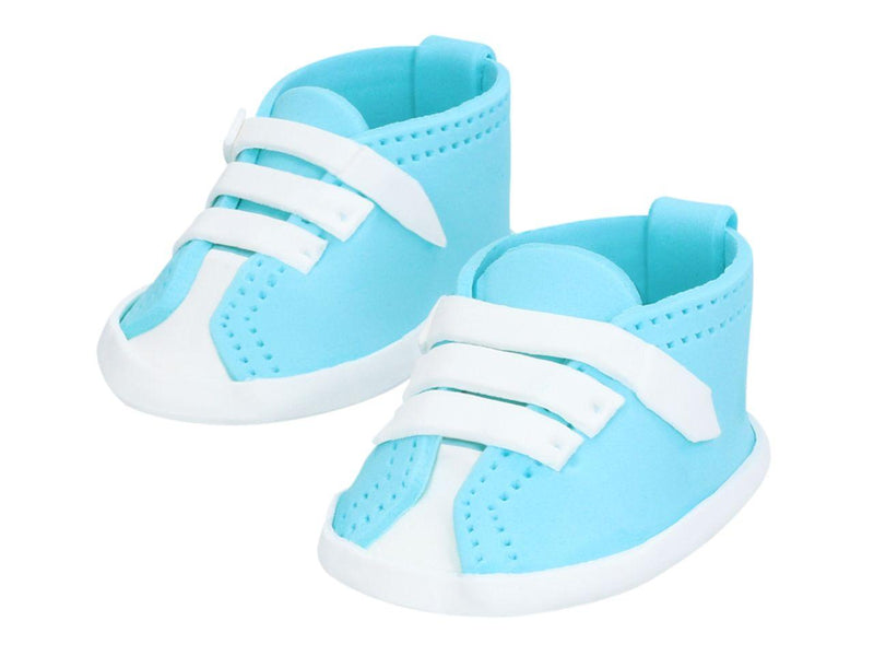 Feinzucker Babyschuhe, blau - Tortendekoshop