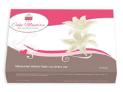 Feinzucker Blüten Tiger Lily White 2er - Tortendekoshop